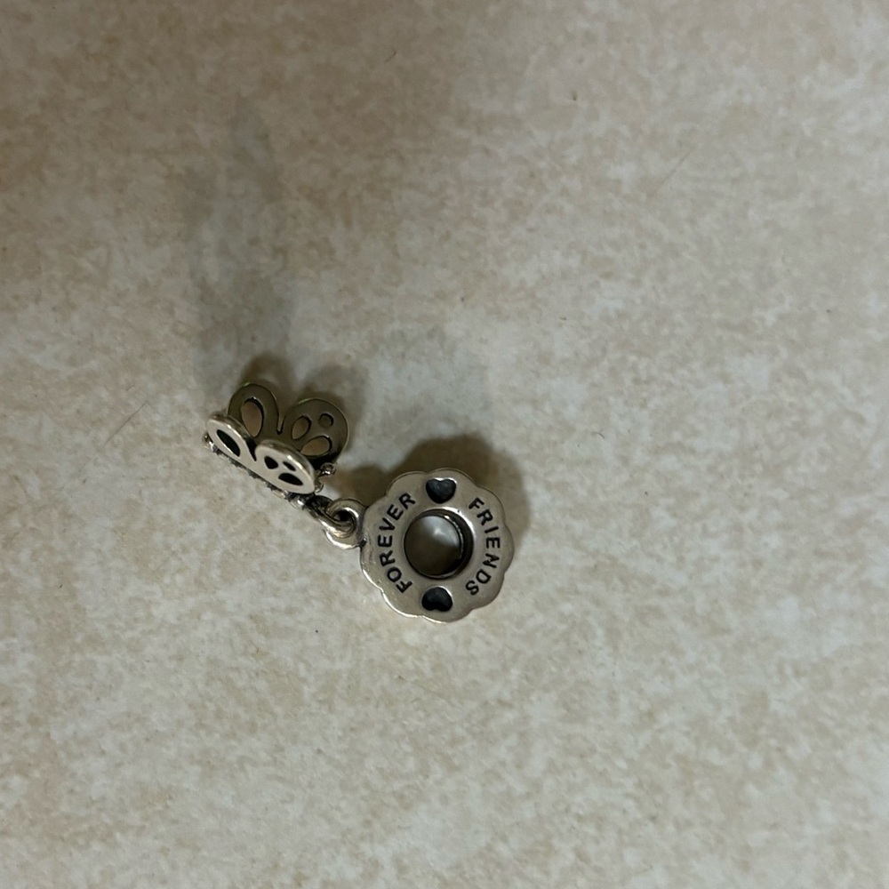 2 Pandora best friend butterfly charms 
Give one to your Bestie